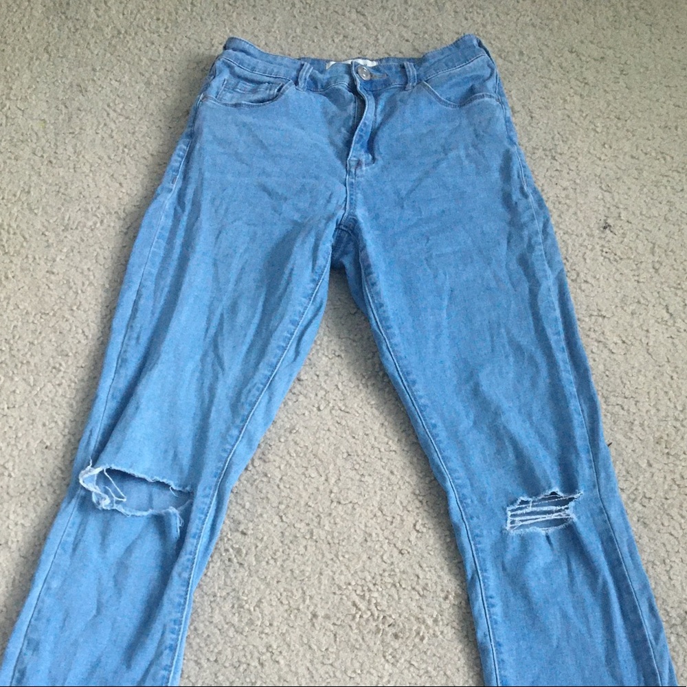 PACSUN Super High-Rose Skinny Jeans
